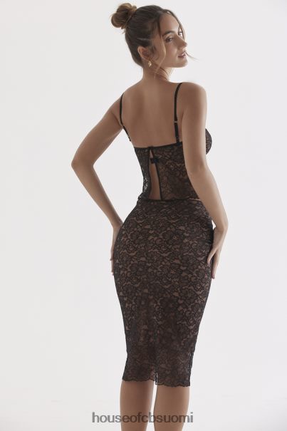 House of CB jacinta musta pitsi cami toppi Z000Z686 vaatetus