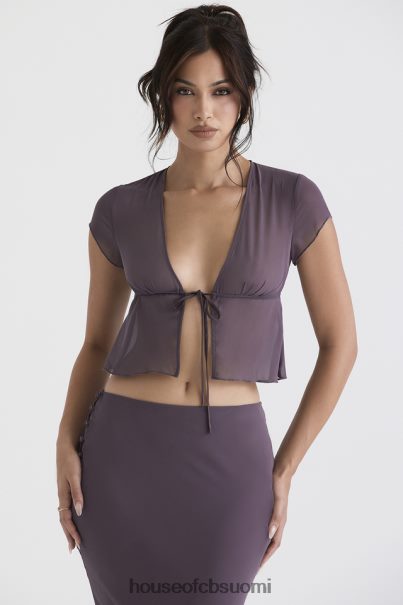 House of CB maia tumman mauve solmittava toppi Z000Z708 vaatetus