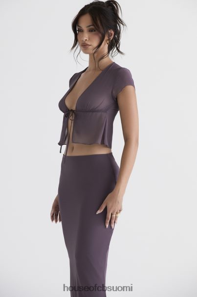 House of CB maia tumman mauve solmittava toppi Z000Z708 vaatetus