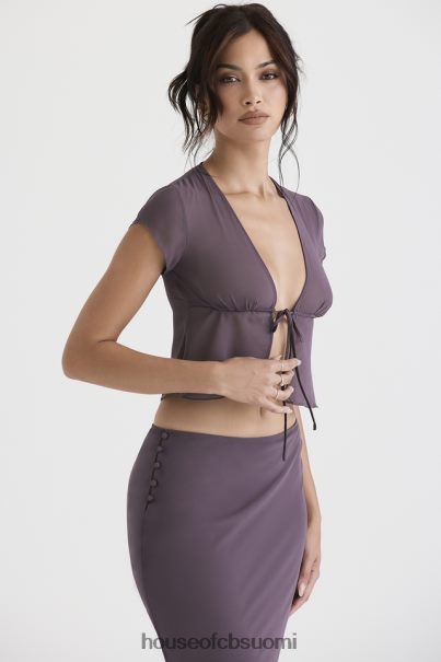House of CB maia tumman mauve solmittava toppi Z000Z708 vaatetus