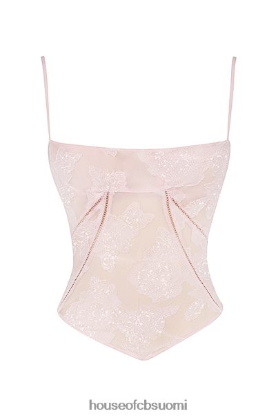 House of CB Lisette vaaleanpunainen kukkainen pitsinen camisole Z000Z704 vaatetus