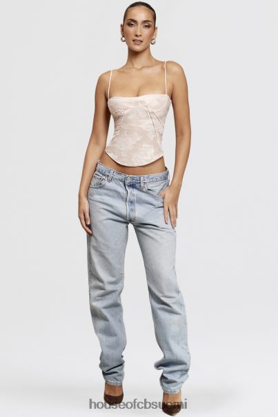 House of CB Lisette vaaleanpunainen kukkainen pitsinen camisole Z000Z704 vaatetus