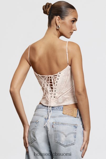 House of CB Lisette vaaleanpunainen kukkainen pitsinen camisole Z000Z704 vaatetus