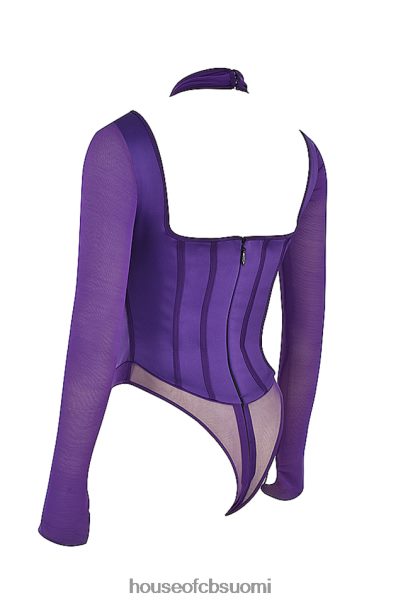 House of CB angharad grape halterneck korsettibody Z000Z74 vaatetus