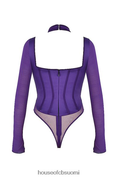 House of CB angharad grape halterneck korsettibody Z000Z74 vaatetus