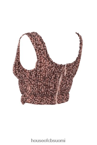 House of CB carly animal print ruched korsetti Z000Z93 vaatetus