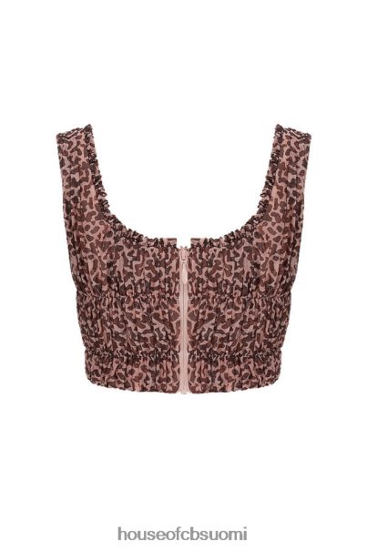House of CB carly animal print ruched korsetti Z000Z93 vaatetus