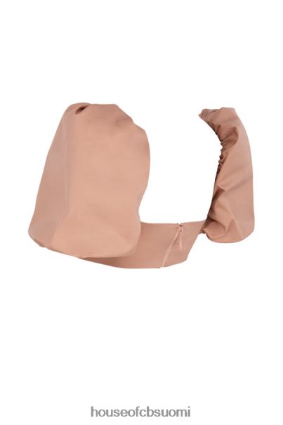 House of CB hedy kameli puff sleeve bralet Z000Z107 vaatetus