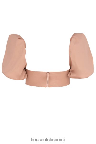 House of CB hedy kameli puff sleeve bralet Z000Z107 vaatetus