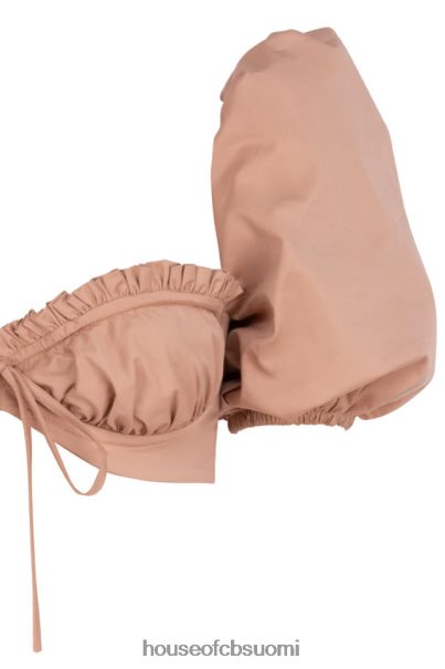 House of CB hedy kameli puff sleeve bralet Z000Z107 vaatetus