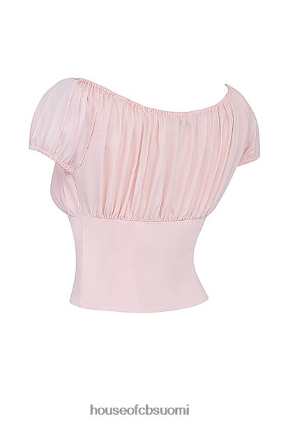 House of CB kitty vauvan pinkki rypytetty toppi Z000Z19 vaatetus
