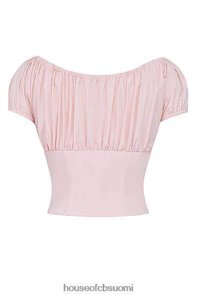 House of CB kitty vauvan pinkki rypytetty toppi Z000Z19 vaatetus