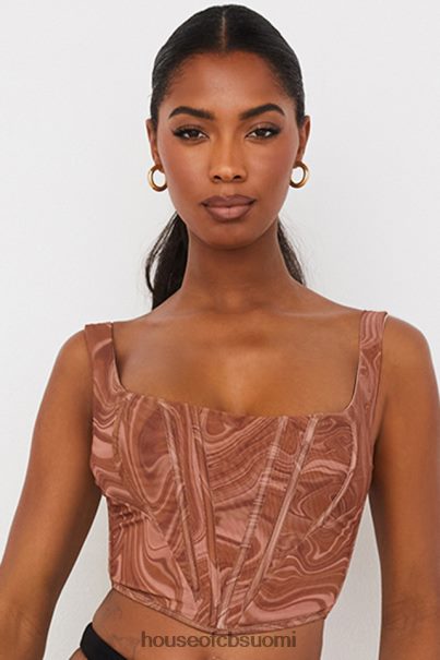 House of CB ninetta swirl print verkkokorsetti Z000Z86 vaatetus