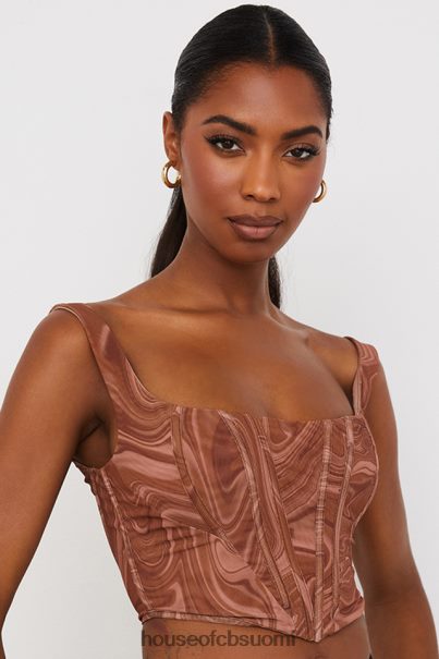 House of CB ninetta swirl print verkkokorsetti Z000Z86 vaatetus