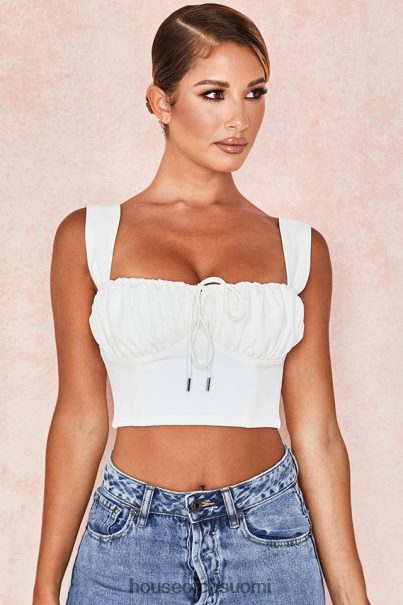 House of CB noemi white blouson korsettitoppi Z000Z104 vaatetus
