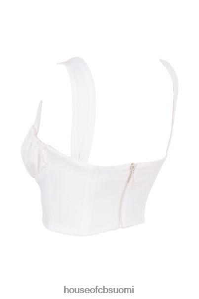 House of CB noemi white blouson korsettitoppi Z000Z104 vaatetus
