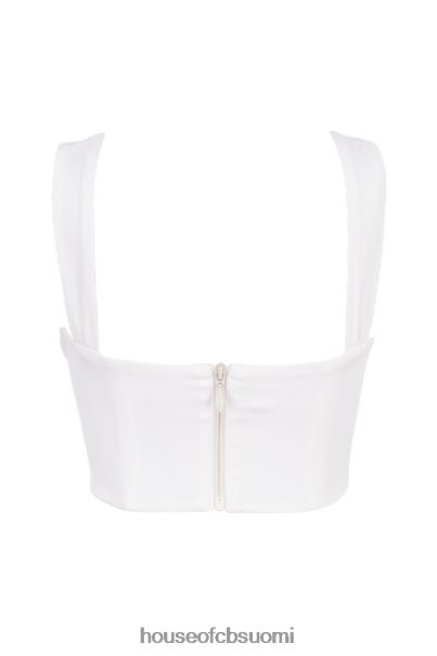 House of CB noemi white blouson korsettitoppi Z000Z104 vaatetus