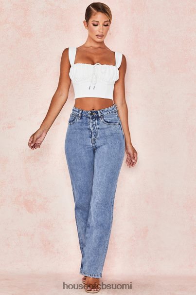House of CB noemi white blouson korsettitoppi Z000Z104 vaatetus