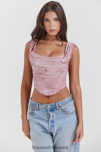 House of CB una pink print korsetti Z000Z12 vaatetus