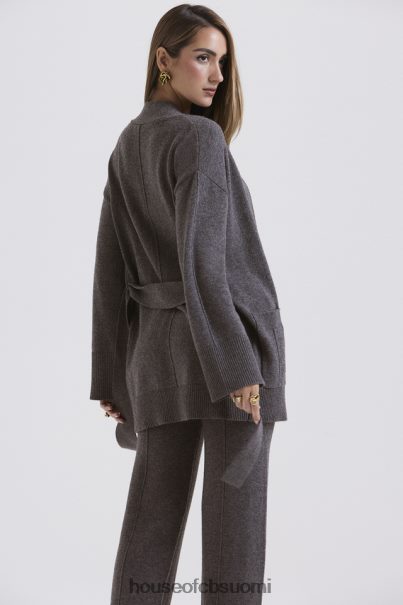 House of CB Alaia charcoal kashmir sekoitus vyötakki Z000Z652 vaatetus