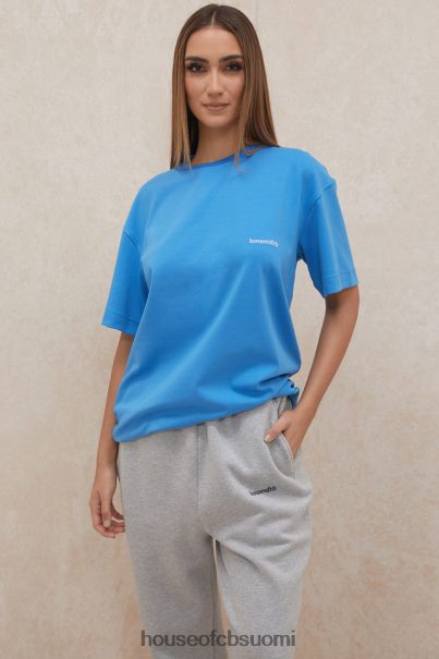 House of CB quinn sininen ylisuuri puuvillajersey-t-paita Z000Z788 vaatetus