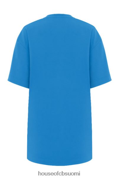 House of CB quinn sininen ylisuuri puuvillajersey-t-paita Z000Z788 vaatetus