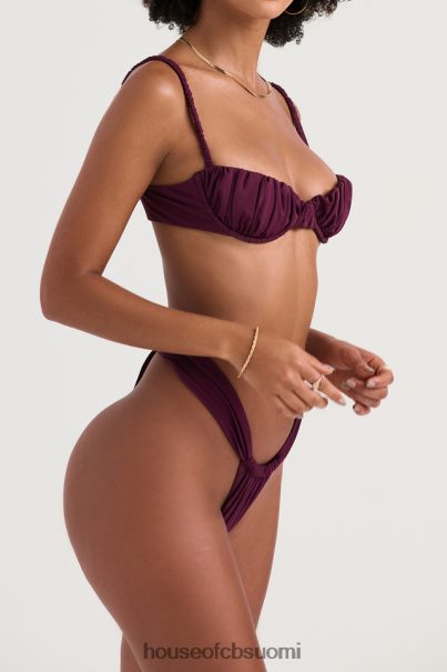 House of CB cassis luumujen rypytetty bikiniyläosa Z000Z1224 vaatetus