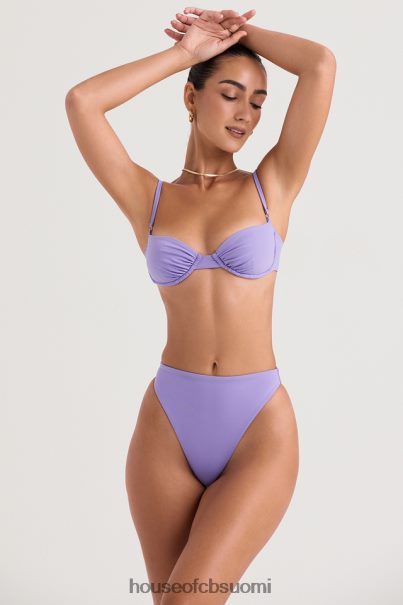 House of CB mykonos violetti korkeavyötäröinen bikinihousu Z000Z1235 vaatetus