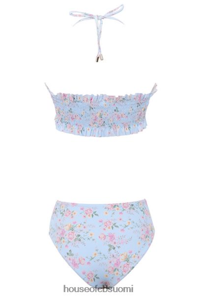 House of CB perdita sininen kukkaprintti shirred bikinit Z000Z1246 vaatetus